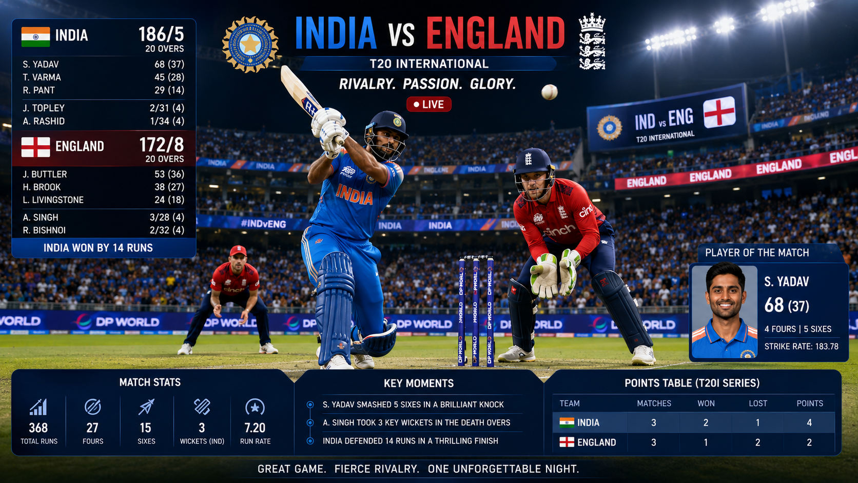 India vs England T20I Series Begins as Cricket Fans Await Exciting Contest