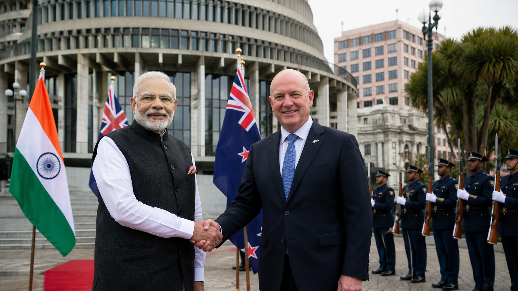 PM Narendra Modi Begins Historic New Zealand Visit to Deepen Strategic Partnership