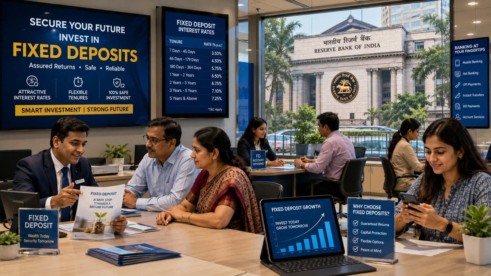 Public Sector Banks Raise Fixed Deposit Rates to Regain Market Share as Competition for Deposits Intensifies