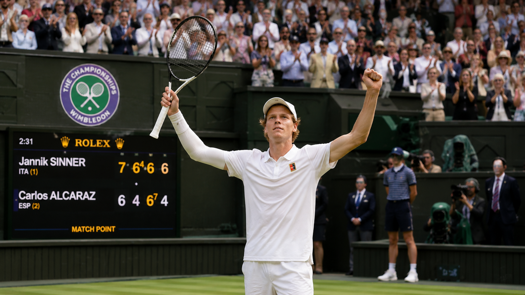 Wimbledon 2026: Defending Champion Jannik Sinner Cruises Into Third Round, Sets New Italian Grand Slam Record