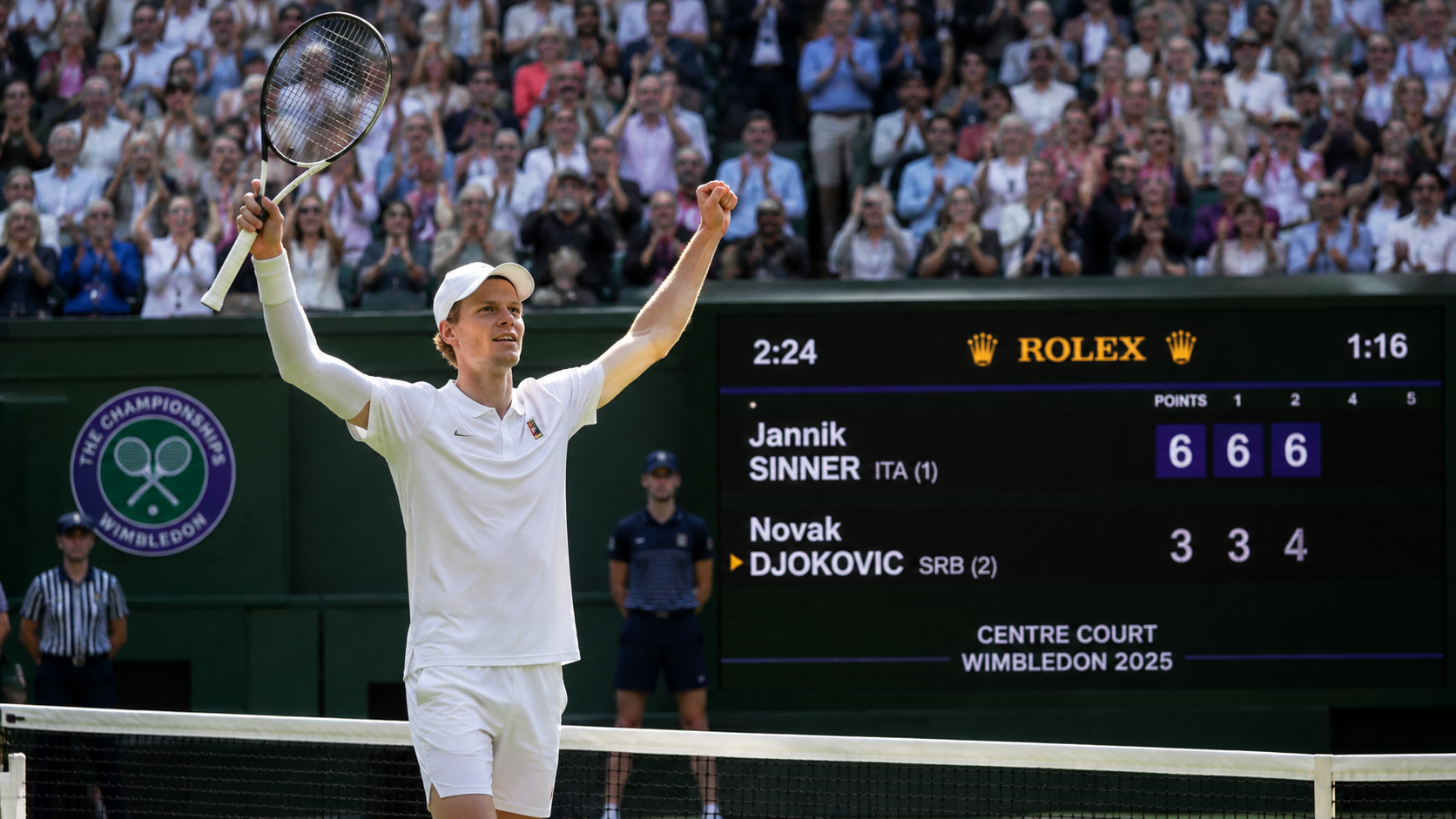 Wimbledon 2026: Jannik Sinner Storms Into Third Round With Dominant Straight-Sets Victory