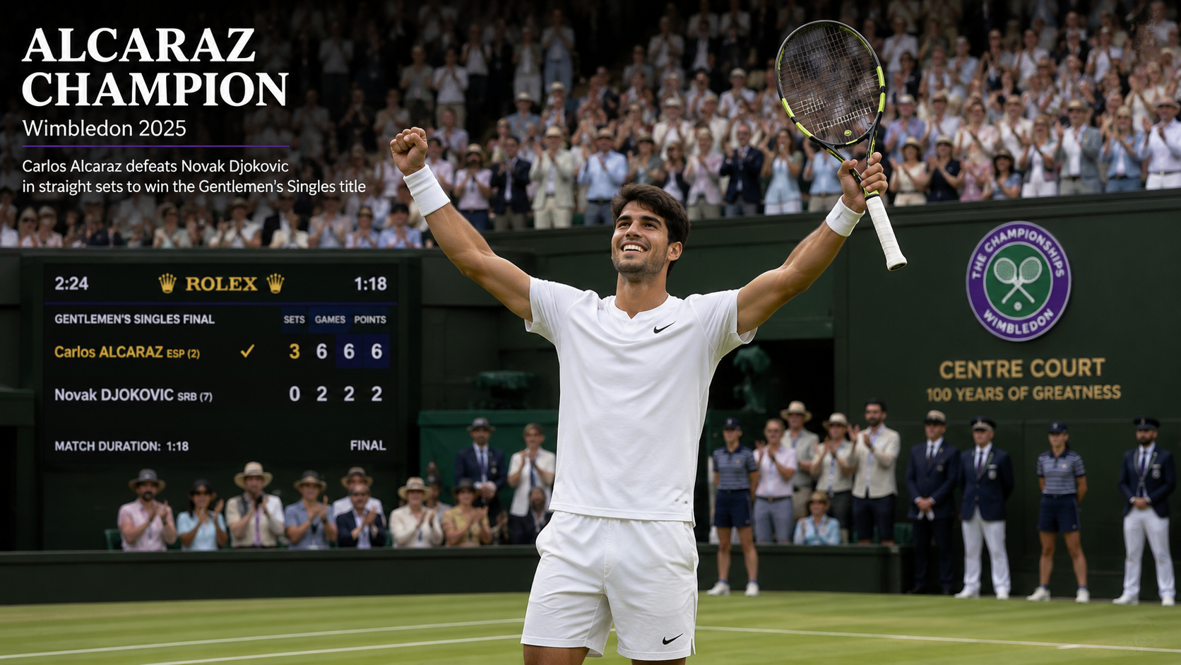 Wimbledon 2026: Carlos Alcaraz Cruises Into Fourth Round After Another Dominant Centre Court Victory