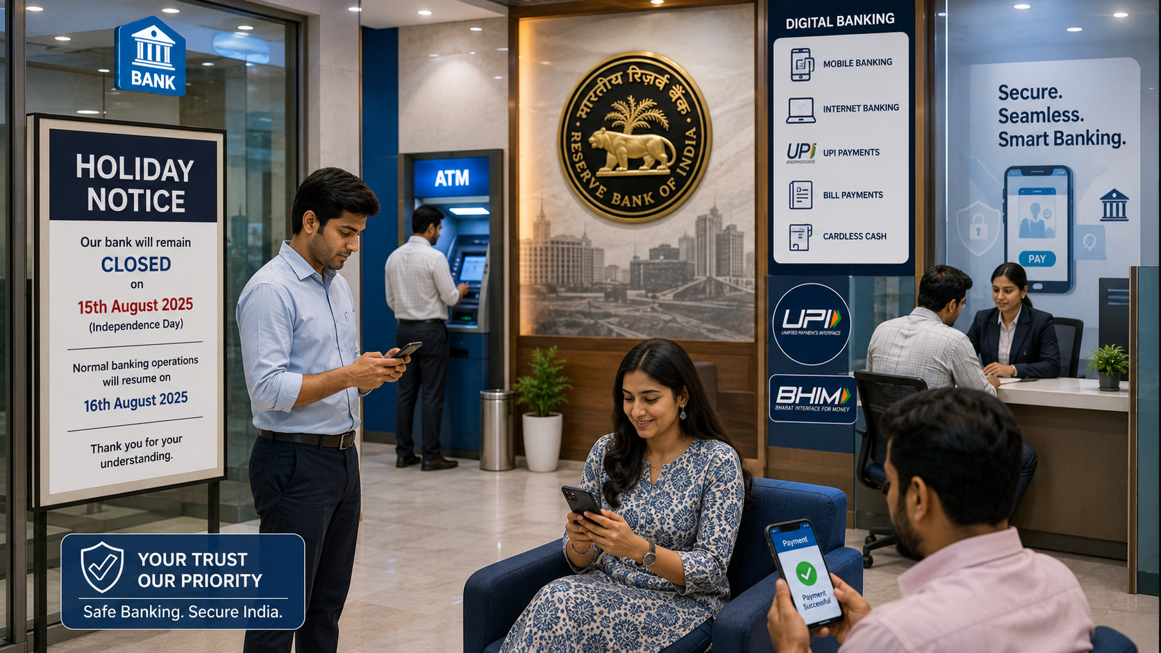 Bank Holiday Today: Banks Closed in Select States on July 6; Digital Banking Services Remain Available