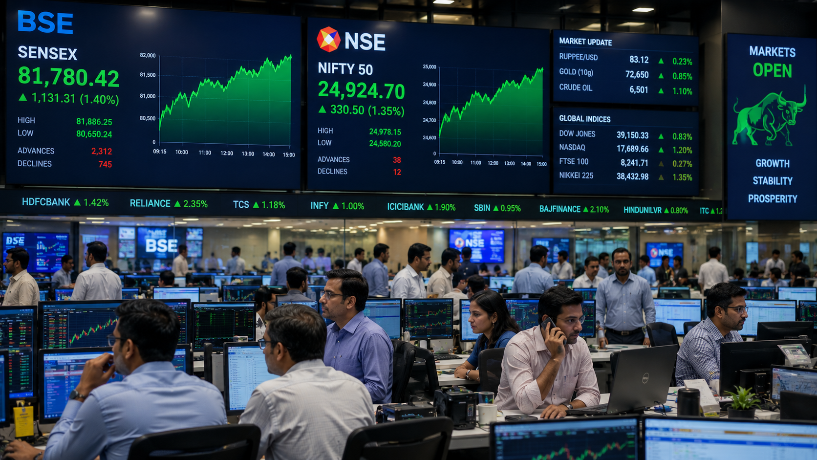 Indian Stock Market Opens Higher as Analysts Highlight Top Stocks to Watch This Week