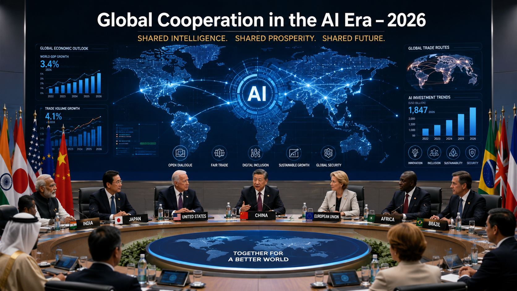 Global Leaders Prioritize AI, Trade, and Economic Resilience Amid Shifting Geopolitical Landscape