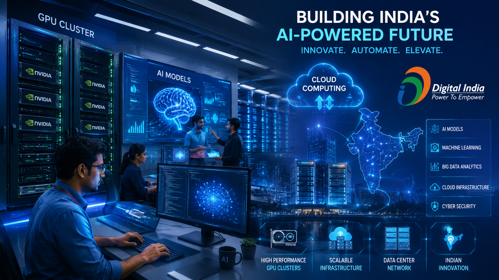 IndiaAI Mission Expands Compute Infrastructure to Boost AI Research and Startup Innovation