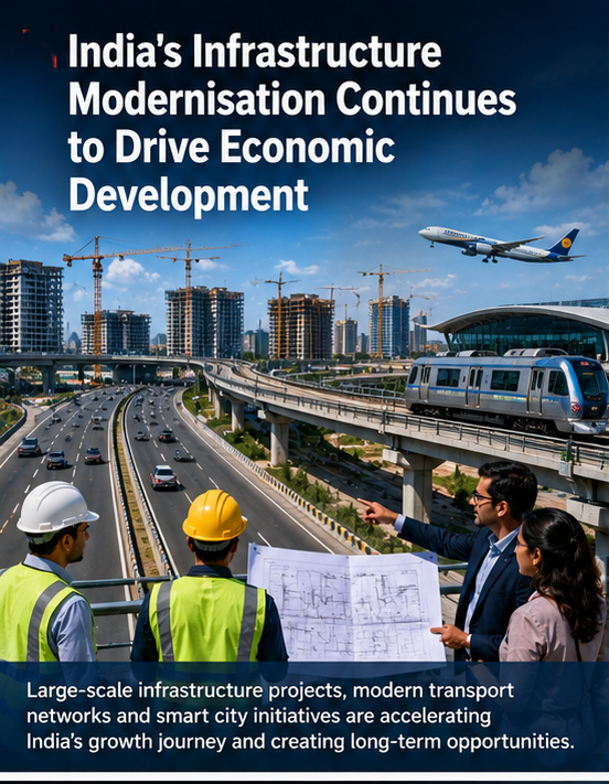 India’s Infrastructure Modernisation Continues to Drive Economic Development