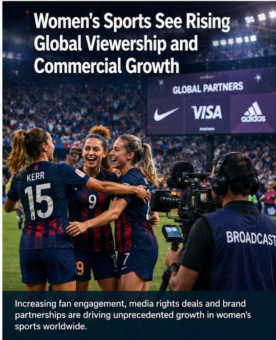Women’s Sports See Rising Global Viewership and Commercial Growth