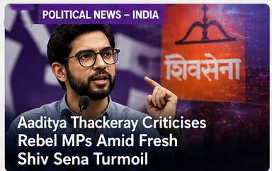 Aaditya Thackeray Criticises Rebel MPs Amid Fresh Shiv Sena Turmoil