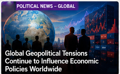 Global Geopolitical Tensions Continue to Influence Economic Policies Worldwide