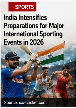 India Intensifies Preparations for Major International Sporting Events in 2026