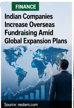 Indian Companies Increase Overseas Fundraising Amid Global Expansion Plans