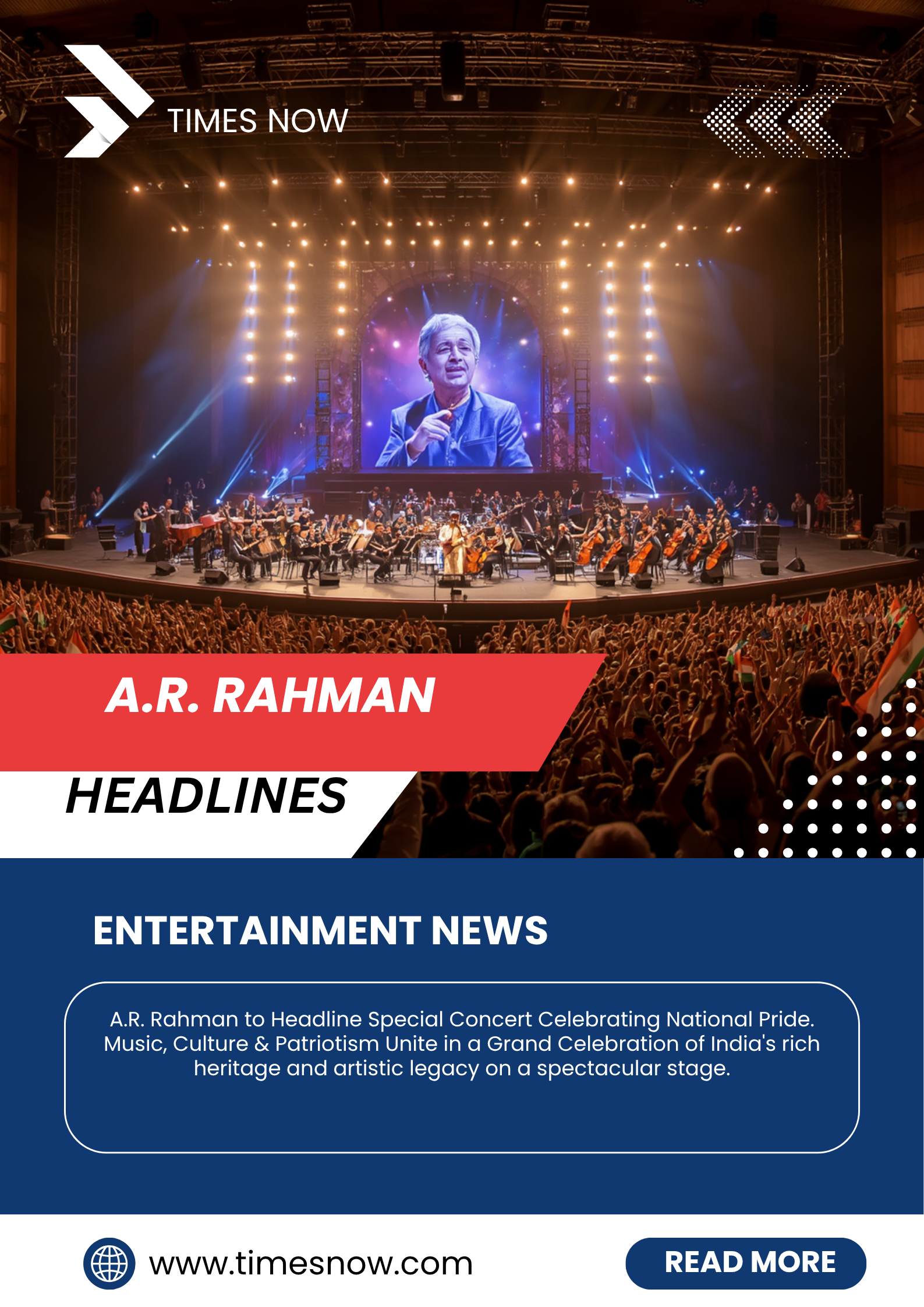 A.R. Rahman to Headline Special Concert Celebrating National Pride