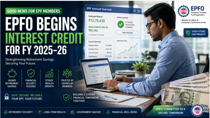 EPFO Begins Early Interest Credit for FY 2025–26: What Subscribers Need to Know