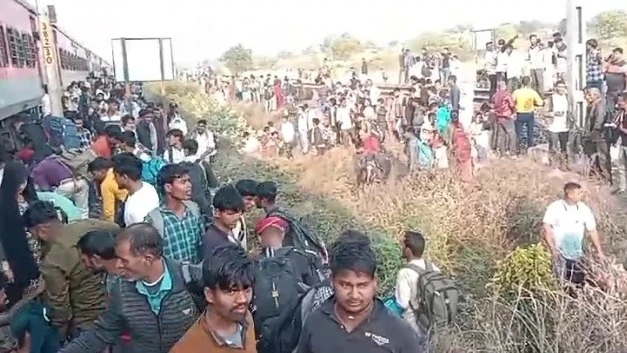12 dead as travelers jump off train suspecting fire and are run over by another