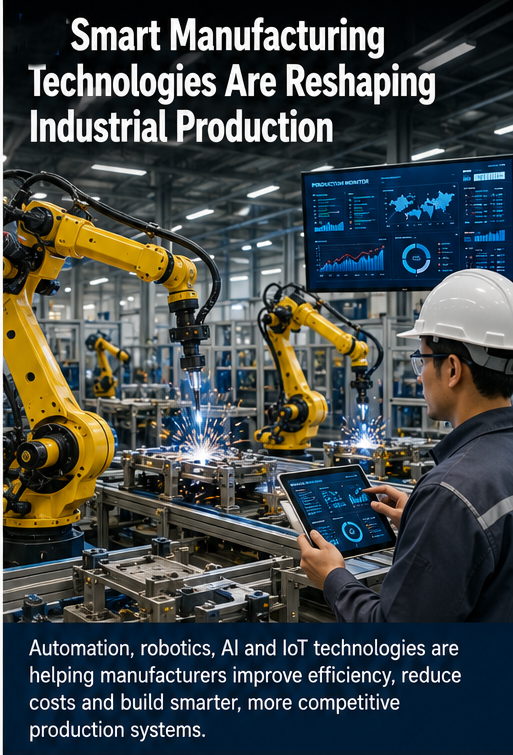 Smart Manufacturing Technologies Are Reshaping Industrial Production