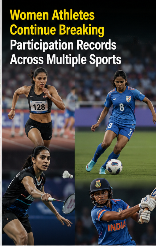 Women Athletes Continue Breaking Participation Records Across Multiple Sports